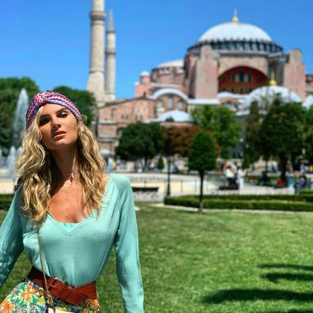 Ashley Haas loving her vacation in Turkey